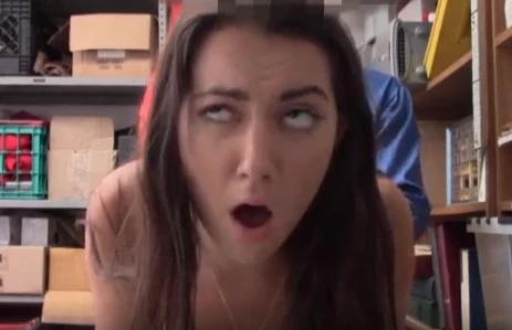 Beauty catches a high from a guard member