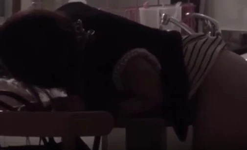 The husband put a hidden camera at home and went to work