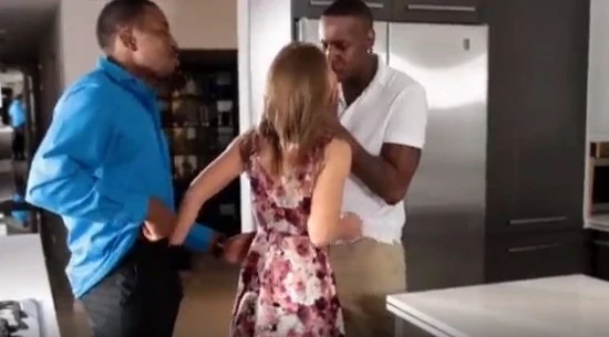 They came to take debts, but the husband was not at home