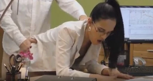 The young wife is an interview for a new job