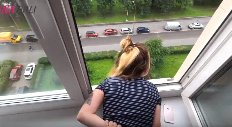 Told her husband a cuckold that she was running around the park