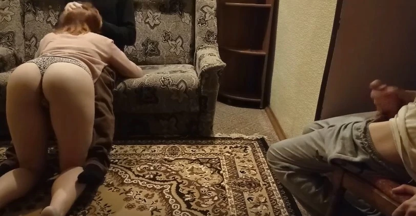 Your girlfriend is now busy, wait until I finish, kukold