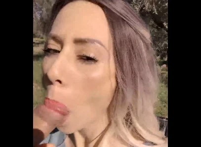 I'm fucking with a roadside cyclist