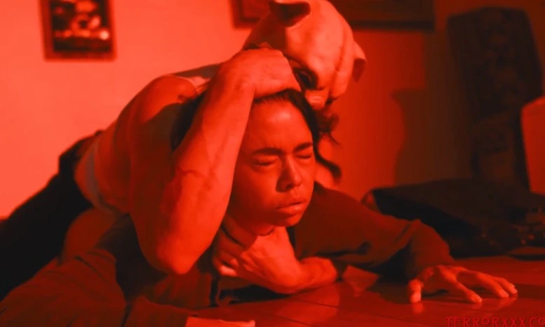 Mask maniac raping a poor housewife