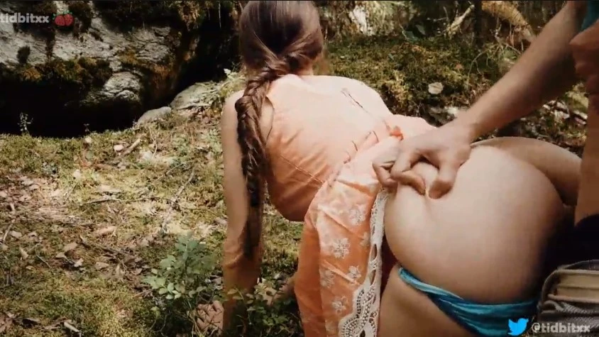 Public fuck in the forest with the Instagram model