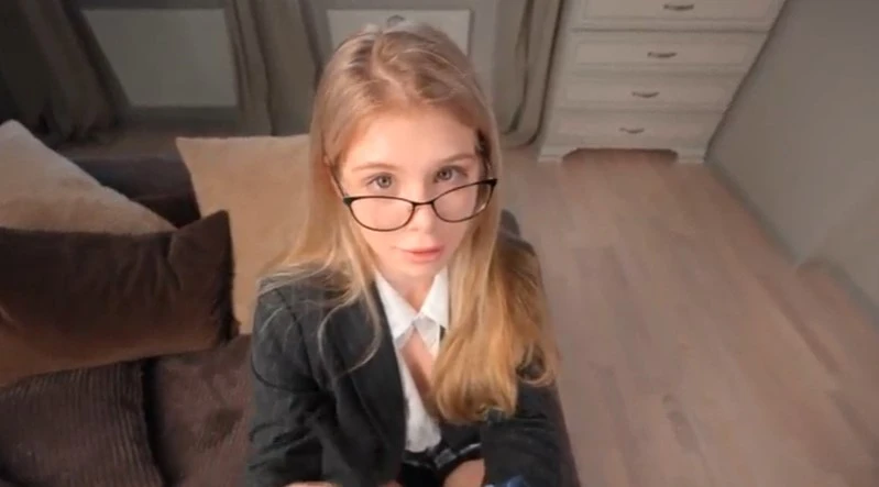 The sexy realtor convinces her client to close the deal