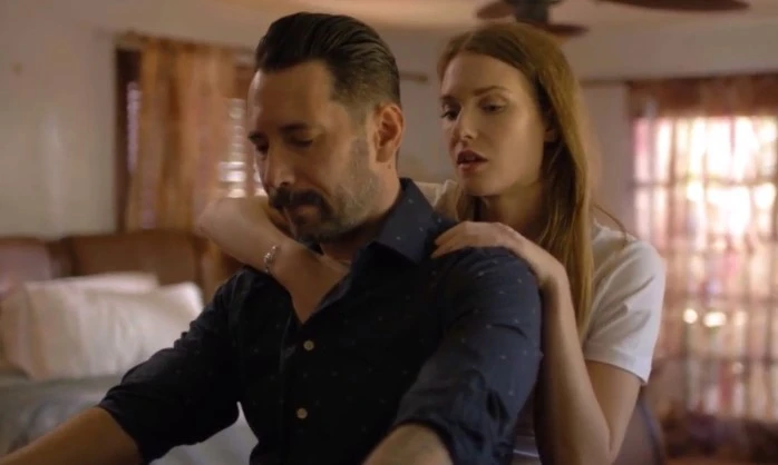 The daughter has not fucked for a long time and pestering her daddy