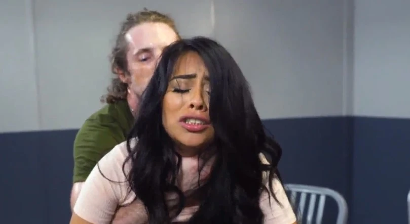 The border guard bent and fucked the Latin immigrant