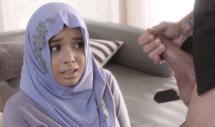 The American took off the Muslim and fucked her into all the cracks