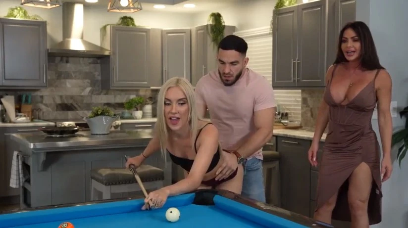 The brother first fucked his sister, and then the stepmother